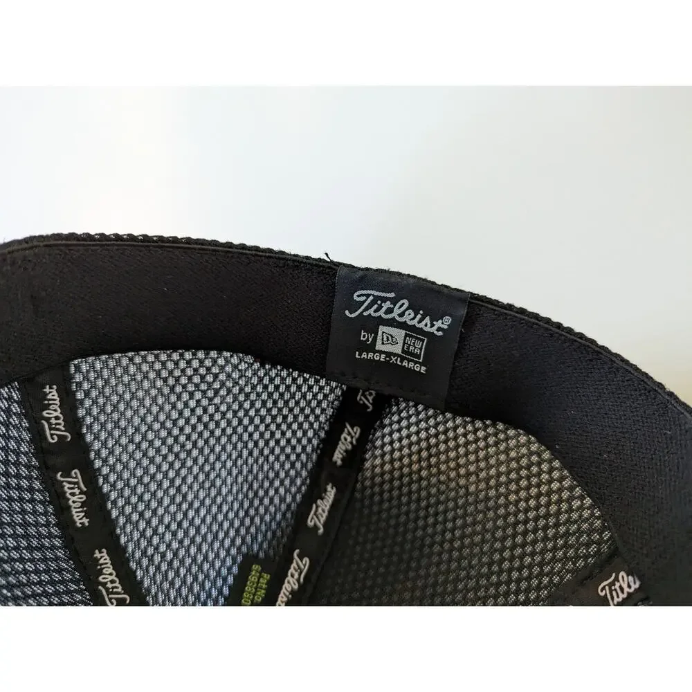 Titleist L/XL FJ Pro V1 Men's Golf Hat Cap Headwear Accessory Mesh Back Black